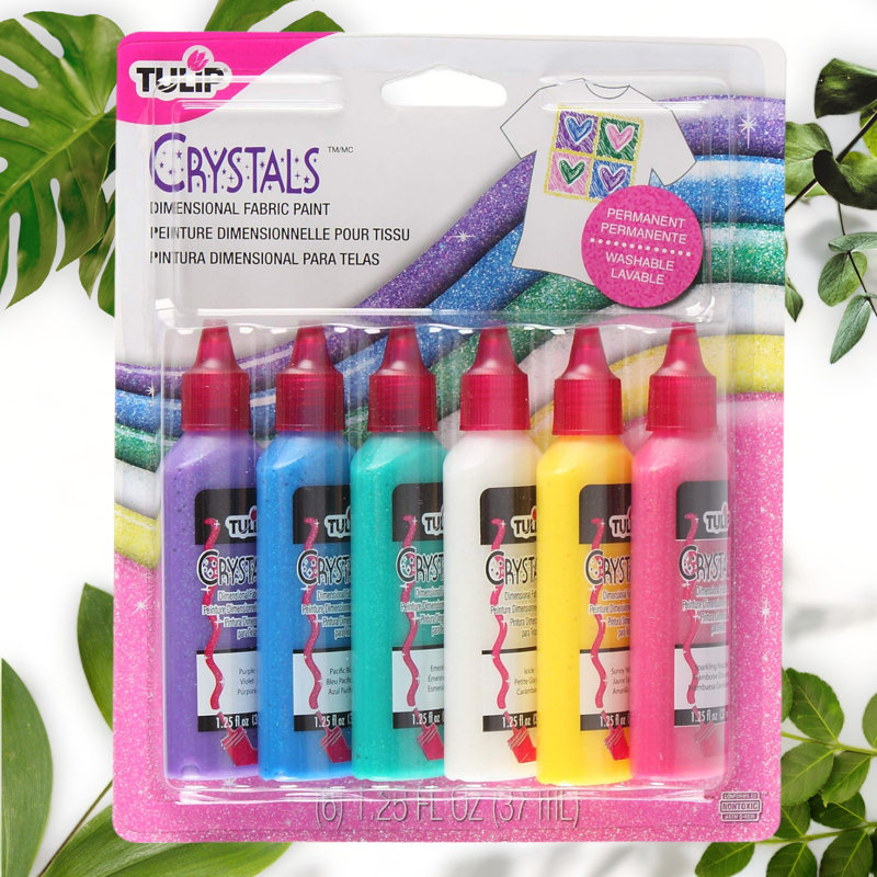 Dimensional Fabric Paint Kit 6 Bottles