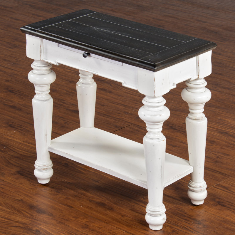 Grenadier Solid Wood End Table with Storage