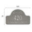 Plaque d'adresse murale Lexy Welcome 2 Line-232945564-232945554