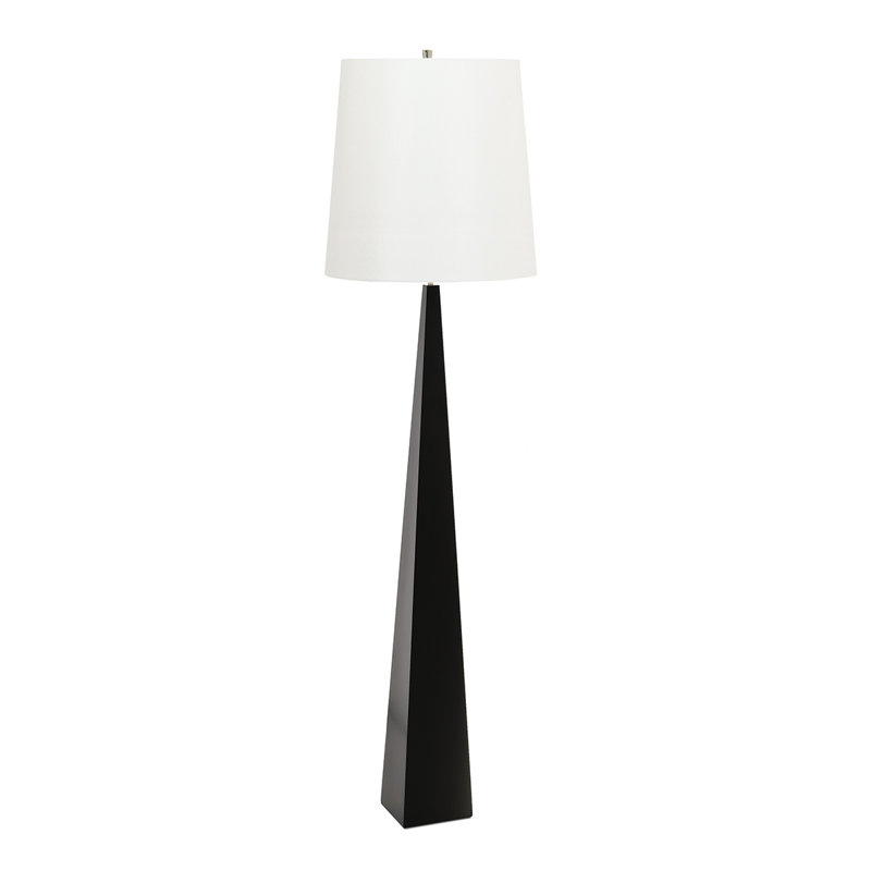 Athal 181cm Traditional Floor Lamp, Black, Dark Grey