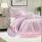 Romantic Pink Twin/twin Xl Bedding Sets, Lightweight Microfiber With Layered Ruffle Design