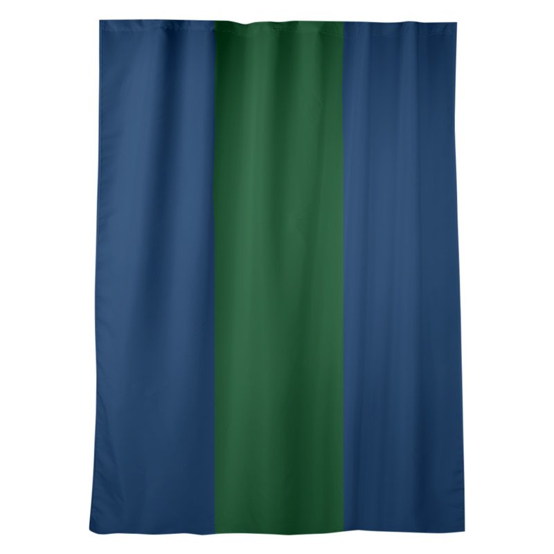 Blackout Curtain Single Panel, Navy/Green