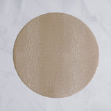 VIDA Snakeskin Reversible Round Placemats