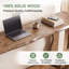 Console 70,9 po en bois massif avec pieds ondulés pour couloir