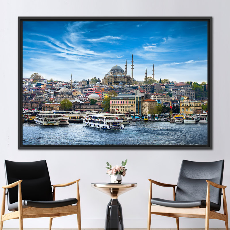 Print on Canvas, Floater Framed Print without Mat, Black, 20 cm H x 30 cm W