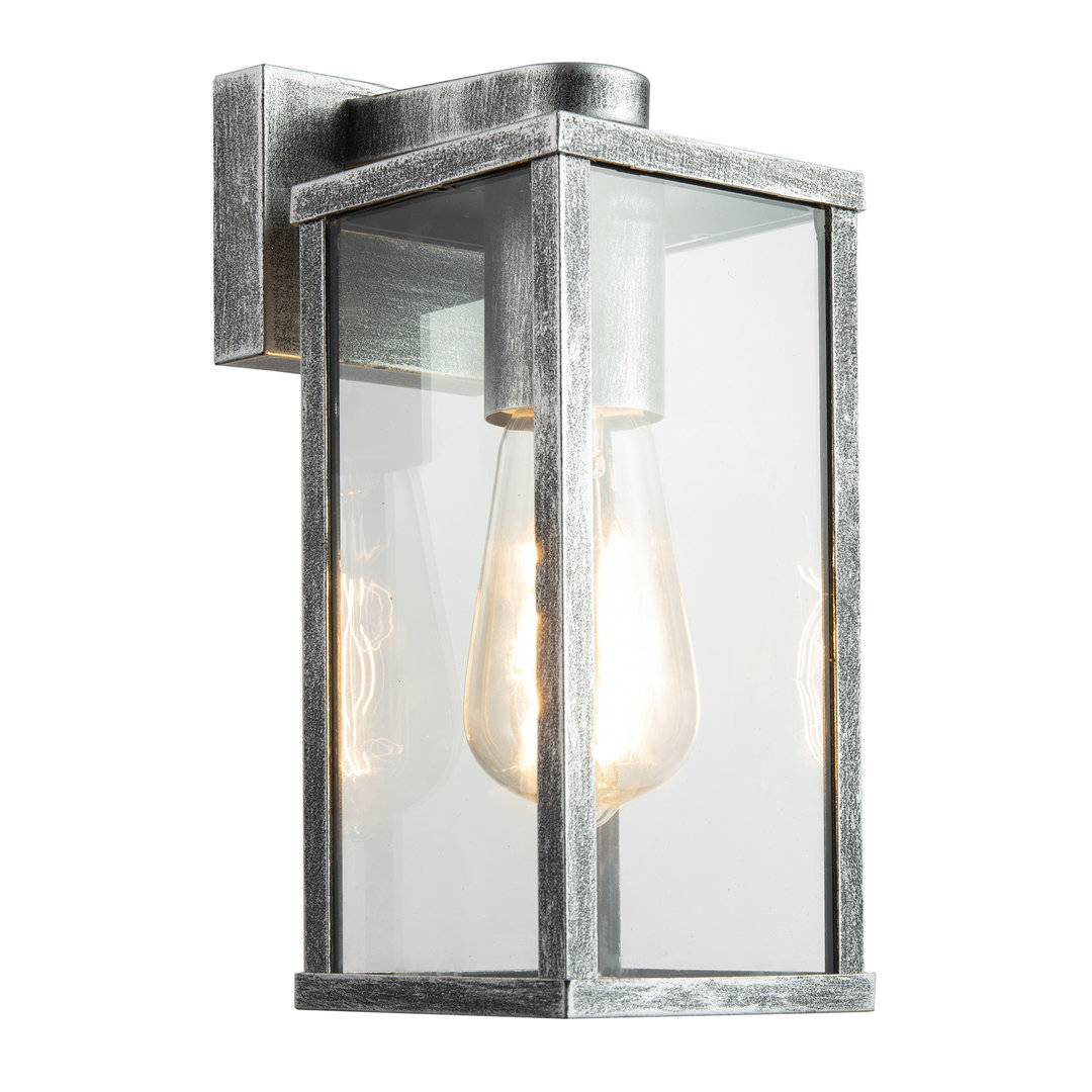 Brushed 24cm H Outdoor Wall Lantern