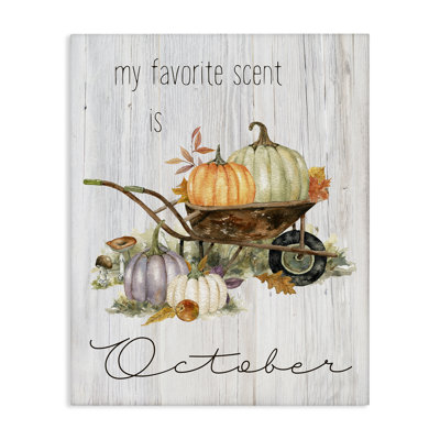 "Favorite Scent is August", art mural sur toile par Livi Finn