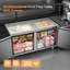 Coolski 60 po 17,6 pi³ Congélateur vertical sous le comptoir en acier inoxydable