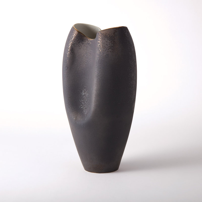 Oxus Pinched Vase, 21.5" H x 11" W x 10" D
