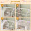 Structure de lit simple avec 6 tiroirs, lit en forme de maison avec guirlande de lumières sphériques, lit mezzanine bas avec garde-corps de sécurité, échelle inclinée, pas besoin de boîte de rangement, peu d'espace pour la chambre à coucher-536143426-522266751