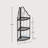 3-Tier Corner Open Shelf