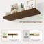 3.5 cm H x 80 cm W Floating Shelf Bookcase
