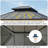 Solid Wood Patio Gazebo-91336356
