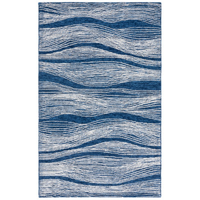 Mahli Hand Tufted Wool Pile Abstract Rug