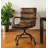 Will Swivel Leather Rolling Executive Office Chair-1957932140