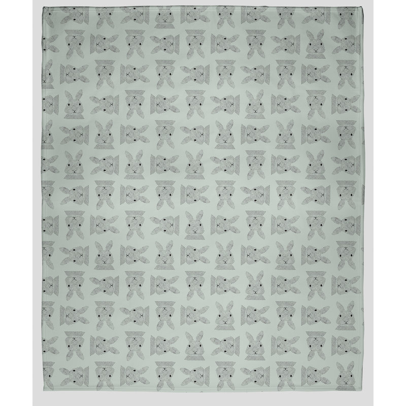  Couverture en molleton Criss Cross, 60 po x 80 po, Vert