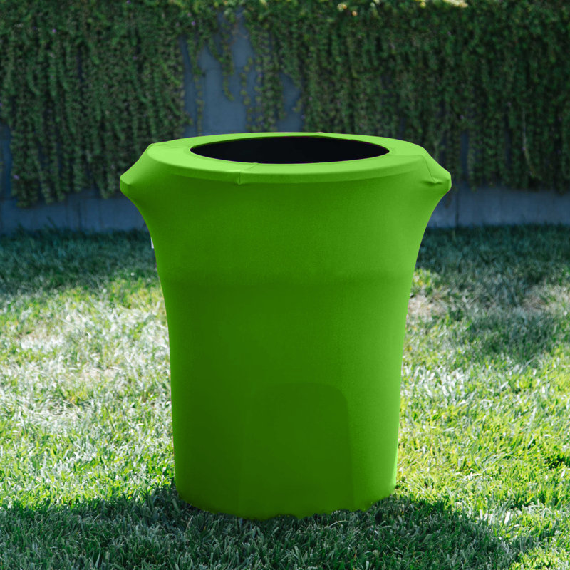 Housse pour poubelle extensible en élasthanne, Lime