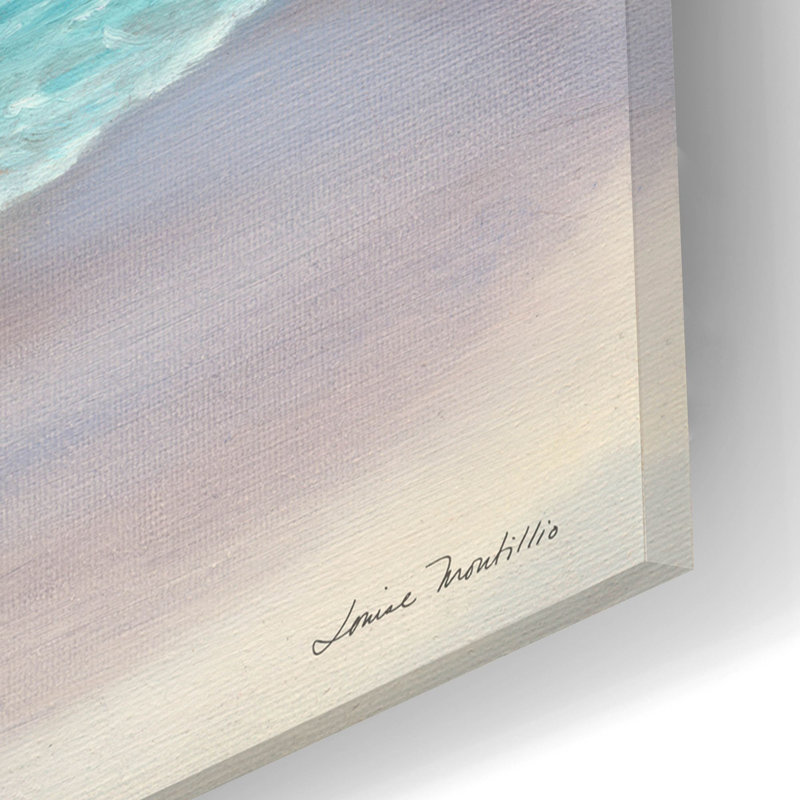 «Rippling Waves» par Louise Montillio, art mural en verre acrylique, H 12 po x l 16 po x P 0,13 po