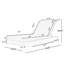 Chaise longue d'extérieur en bois d'acacia moderne-160872268