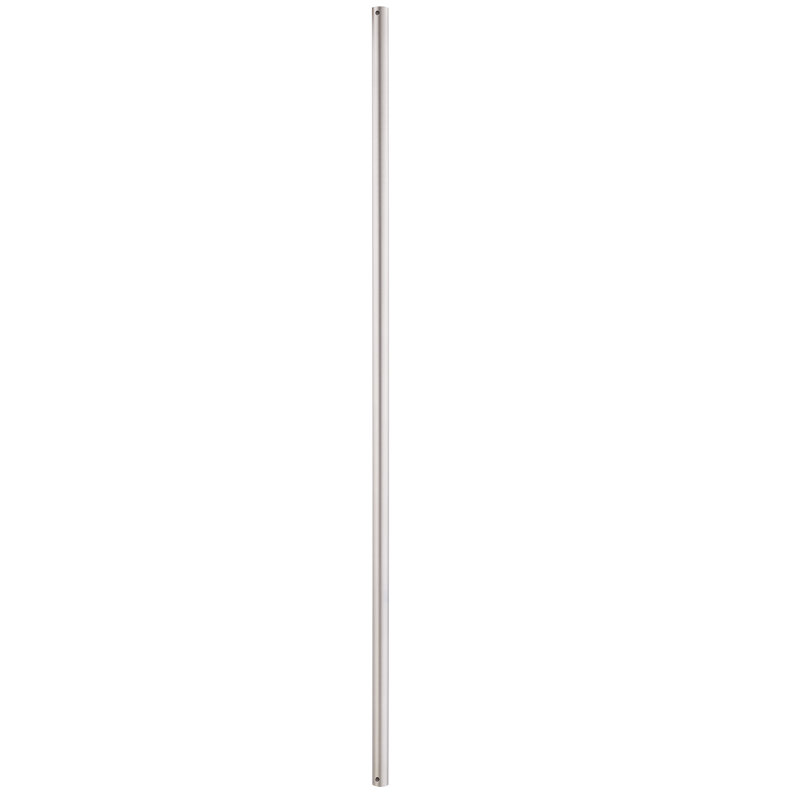 Tiges verticales de ventilateur de plafond, Nickel brossé, H 24 po x l 0,75 po x P 0,75 po
