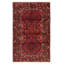 Tapis rouge en laine New Age One-of-a-Kind Rectangle 3 pi 11 po x 6 pi 4 po
