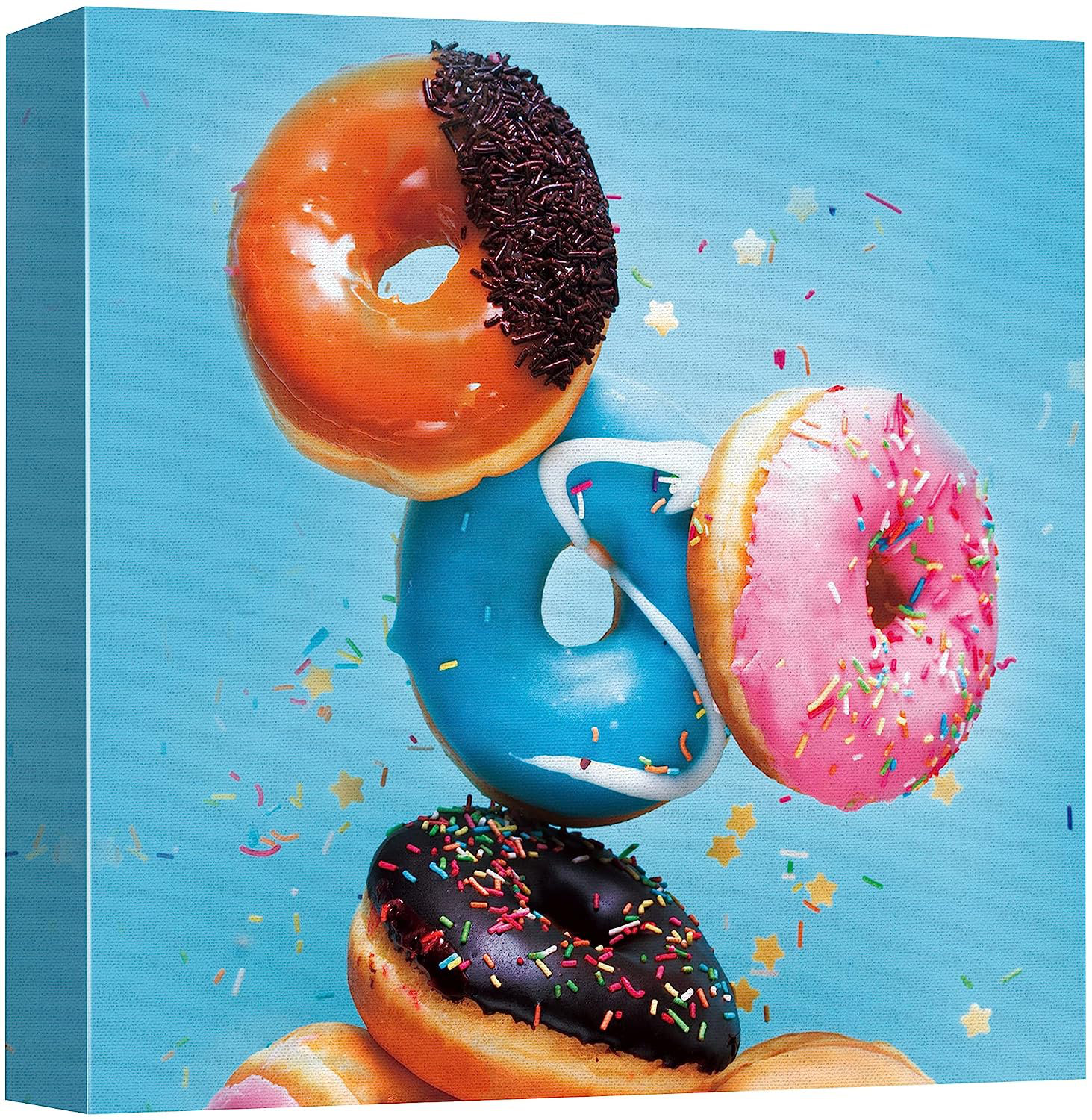 Donut Pillow - Colorful Christine