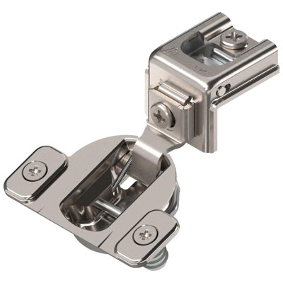 1-1/4 inch Overlay 39C Compact 110 Degree Face Frame Concealed Overlay Hinge [Press-in]