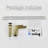 Single-handle Bathroom Faucet with Drain Assembly-139459922
