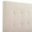 Grand lit plateforme tapissier capitonné beige-1958494051