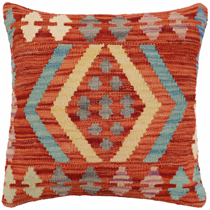 Housse et insert de coussin carré 100% laine