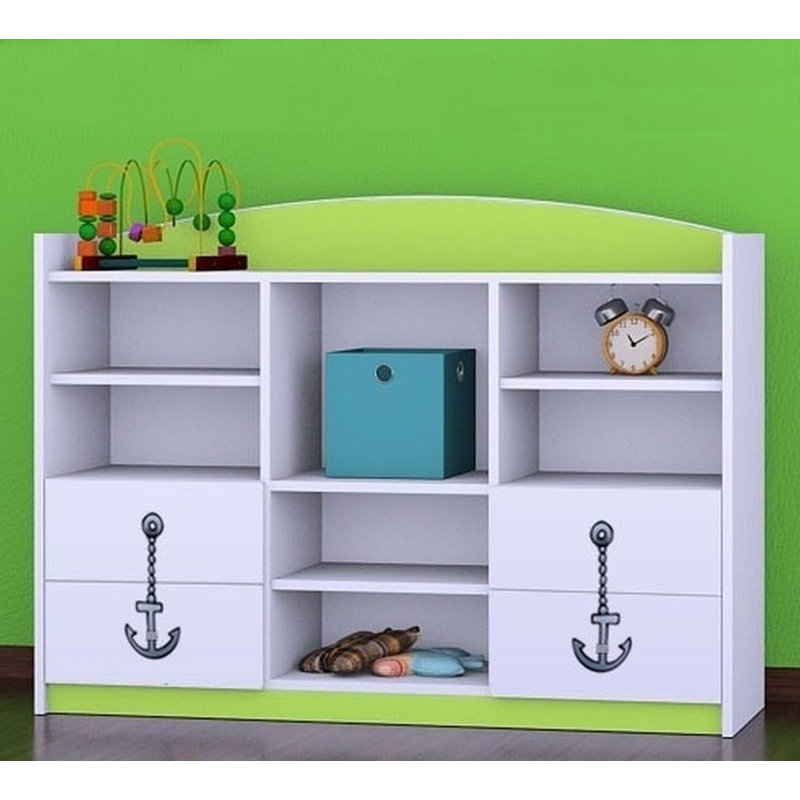 Julius 92cm H X 129cm W Kids Cube, Green