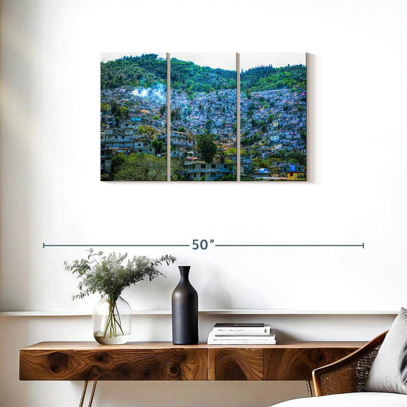 Sebbie Port-Au-Prince Hillside Homes, 20" H x 33" W
