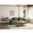 MDF Console Table, Big Side Table, Walnut Tempered Glass Desk,Entry Table