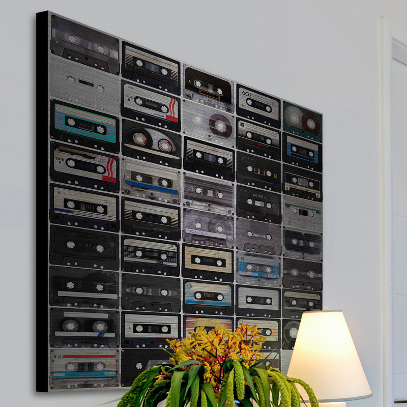 " Cassette Rows ", 24" H x 24" W x 1.5" D
