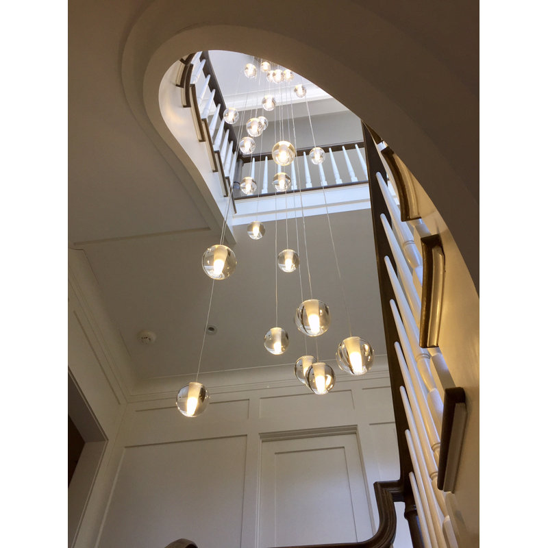 Sibeudu 14 - Light LED Cluster Pendant, Nickel