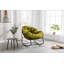 Chaise berçante d'extérieur, chaise berçante inclinable rembourrée