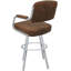Tabouret pivotant rembourré avec structure en métal Northerly-744556402-768274259