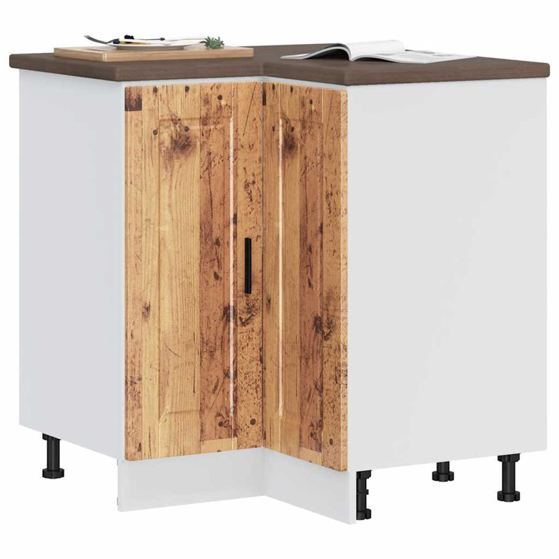 Armoire de cuisine en bois d'ingénierie vidaXL, Bois ancien