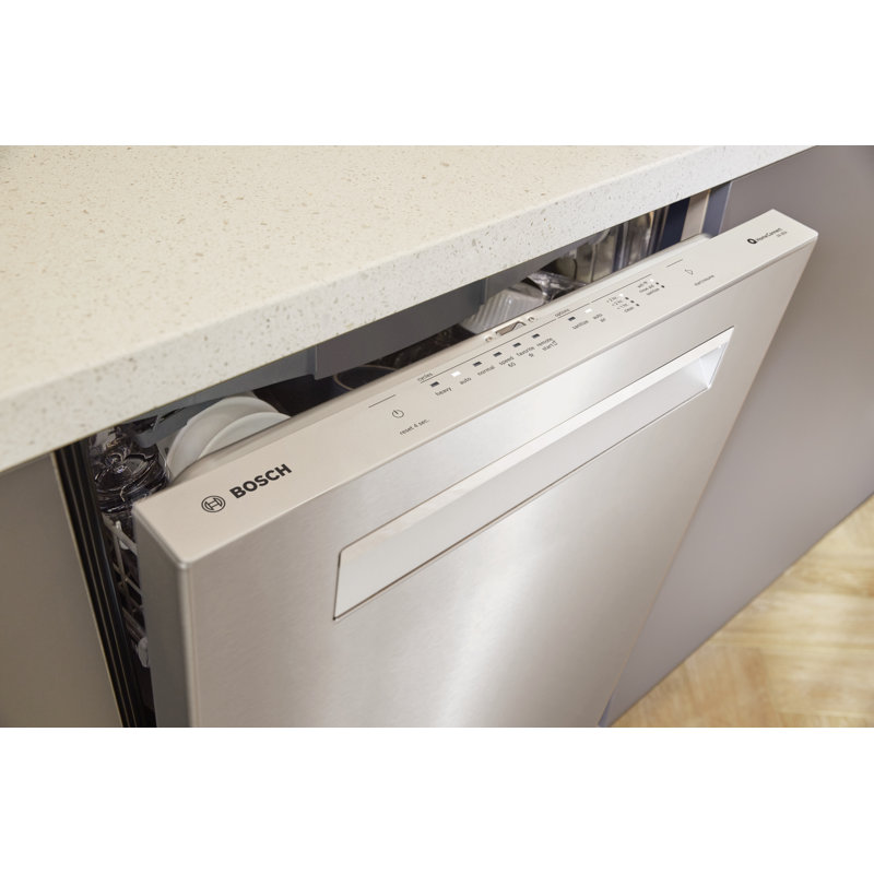 24" Stainless Steel Built-In Smart Dishwasher with Top Control