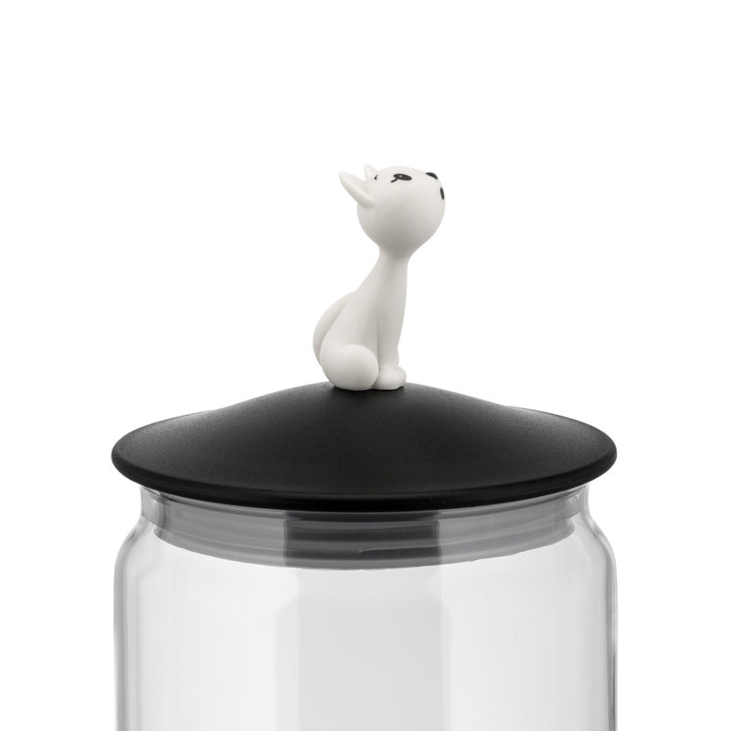 MiòJar Jar for Cat Food, Black