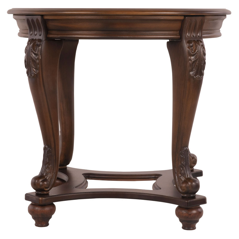 Kalson Glass Top End Table