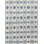 Josephine Geometric Area Rug in Blue/Ivory/Green