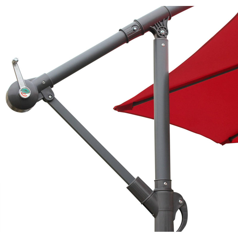 Nia 300cm Cantilever Parasol, Red