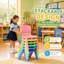 6 pièces de chaises en plastique empilables pour enfants, siège flexible pour tout-petits de 11 po pour la classe, garderie, école primaire, couleur claire-128581946-128581945