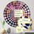 Elisabethe - Concentric Circles Decorative Mirror-1289290140