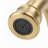 High Arc Double Handle Widespread Bathroom Faucet With Pop-Up Drain Assembly In Brushed Gold-123202628