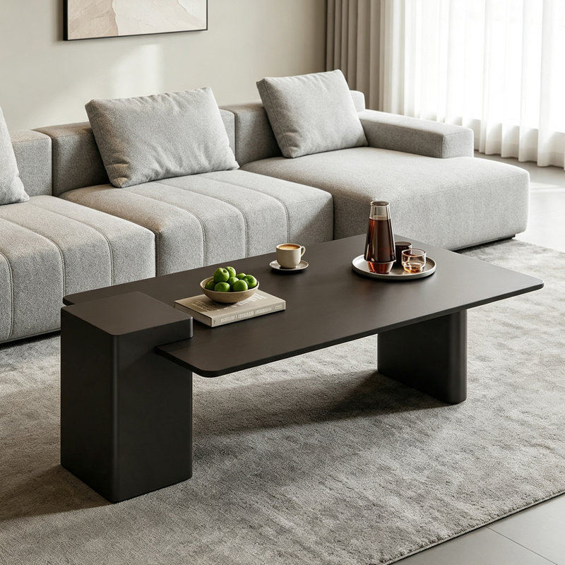 Fontenot, H 17,71 po x l 59,05 po x P 27,55 po, Noir, Solid