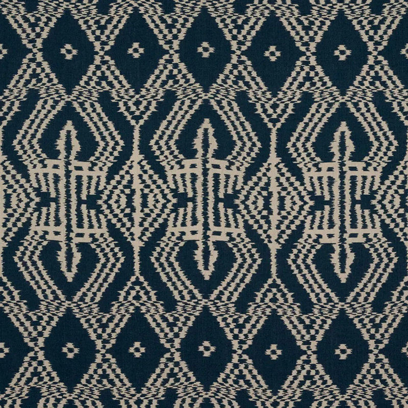 Asaka Ikat Fabric, Indigo