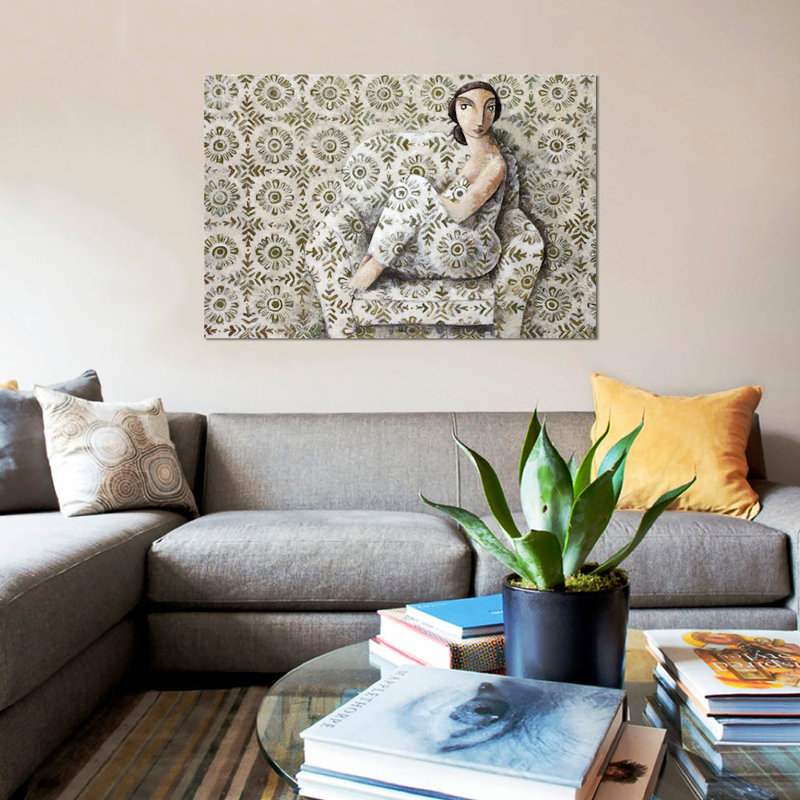 Invisible - impression sur toile tendue, H 8 po x l 12 po x P 0,75 po