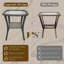 Table d'appoint d'extérieur ronde 20 po Rewerts